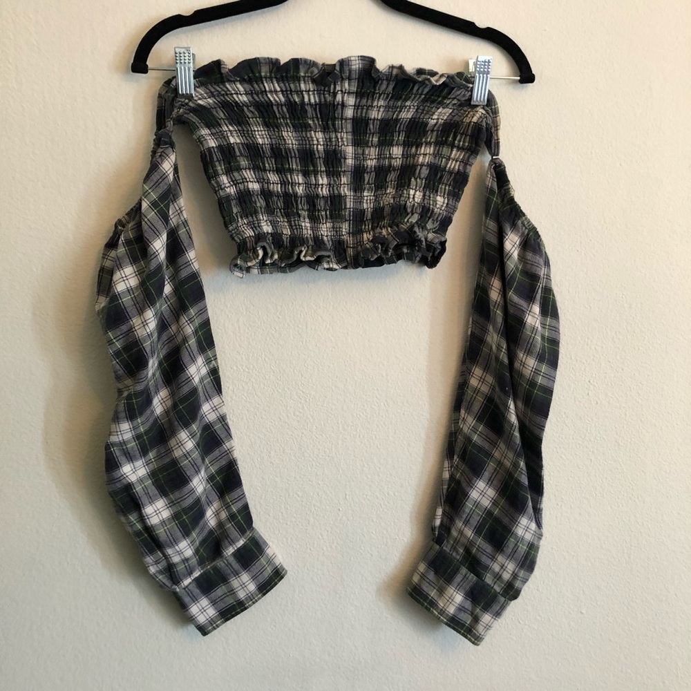 FURST OF A KIND REWORKED FLANNEL TOP